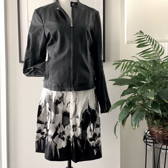 🖤Le Chateau Black & White A line Skirt - Picture 4 of 6